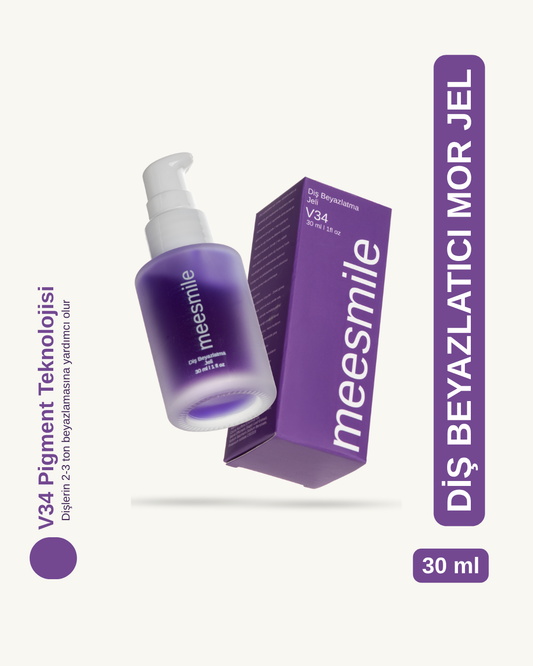 V34 Diş Beyazlatıcı Mor Pigment Jel